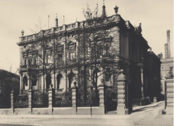 Gutshaus an der Prenzlauer Allee („Schloss im Norden“) in Berlin, historische Aufnahme